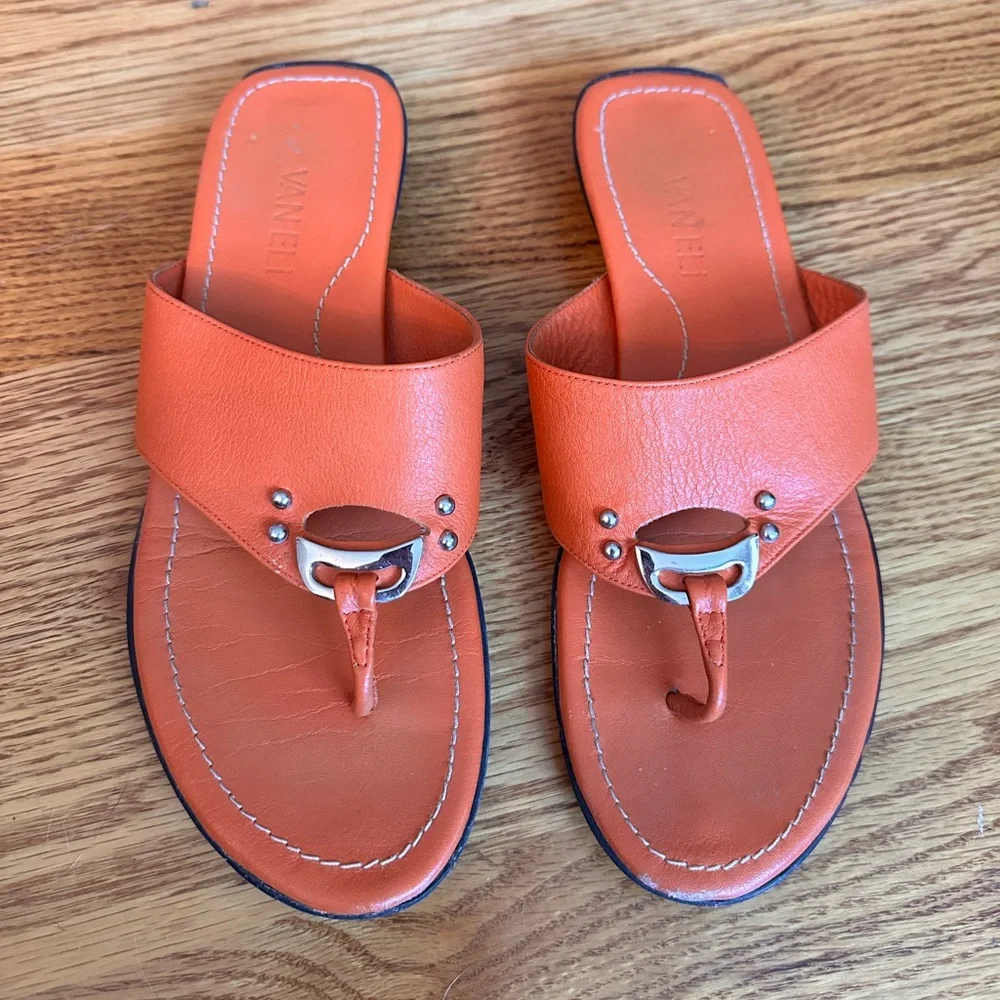 Vaneli Tangerine Sandals - Picture 1 of 6